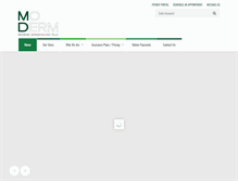 Tablet Screenshot of modern-dermatology.com